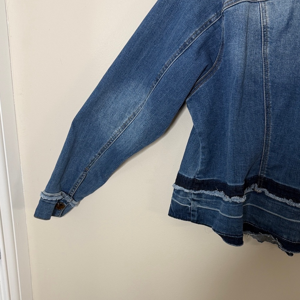 Lane Bryant Classic Blue Denim Jacket Size 18 - Picture 15 of 16